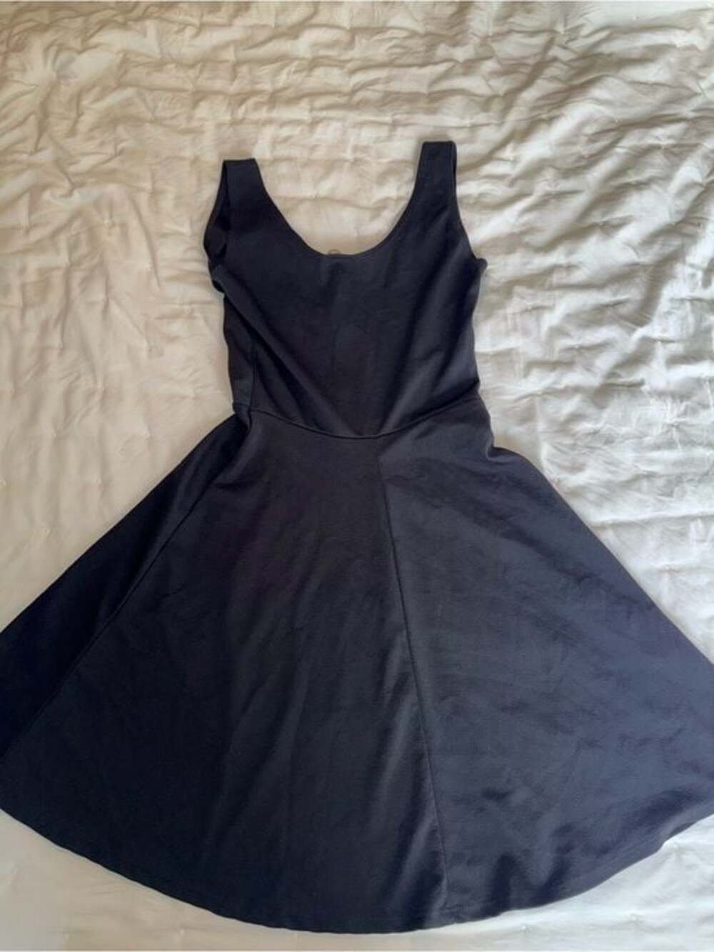 Rue21 Black Scoop-Neck Fit & Flare Mini Dress